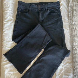 AE Black Denim Flare Super Stretch Jeans